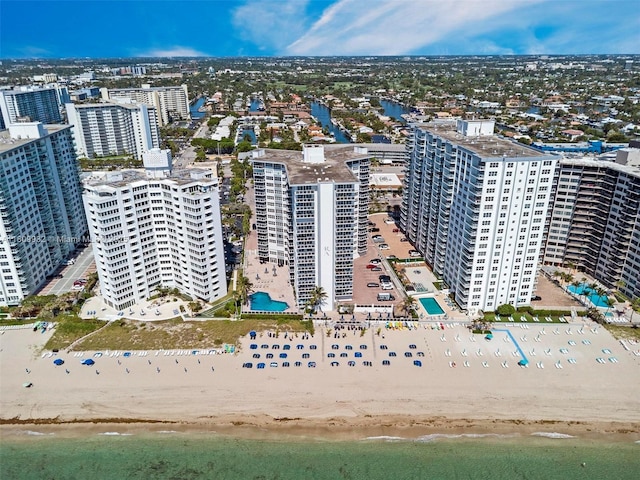 3700 Galt Ocean Dr Unit 1408, Fort Lauderdale, FL 33308 - view of urban area featuring expansive beach
