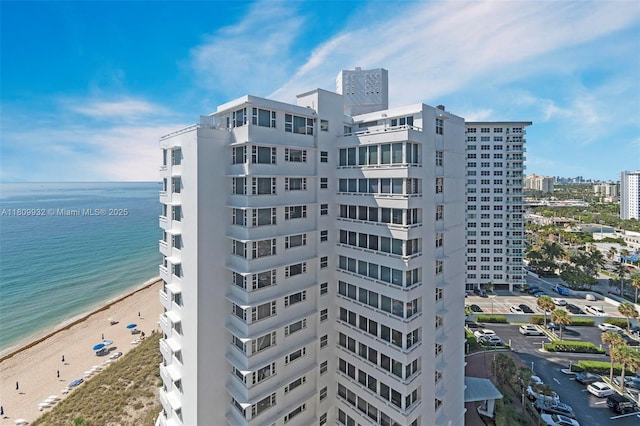 3700 Galt Ocean Dr Unit 1408, Fort Lauderdale, FL 33308 - view of building exterior featuring a view of city and view of water and beach