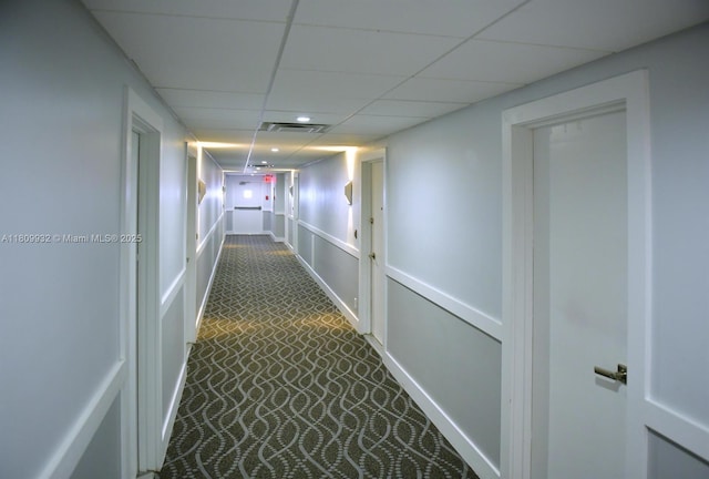 3700 Galt Ocean Dr Unit 1408, Fort Lauderdale, FL 33308 - hall featuring a paneled ceiling