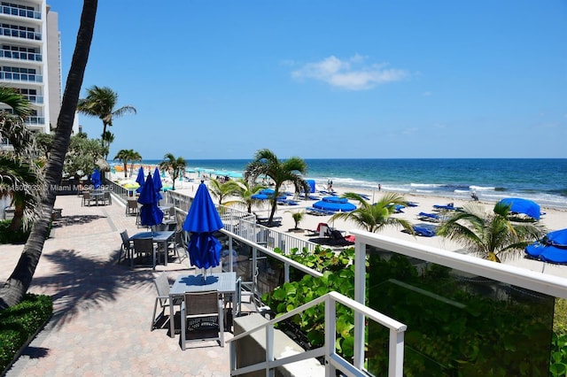 3700 Galt Ocean Dr Unit 1408, Fort Lauderdale, FL 33308 - water view with nearby beach