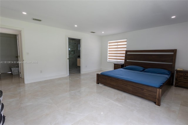 18781 SW 294th Ter, Homestead, FL 33030 - bedroom with recessed lighting, baseboards, and ensuite bath