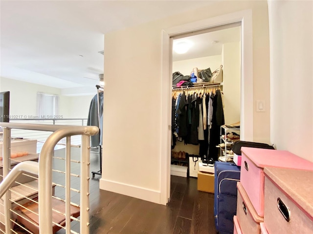 1060 Brickell Ave Unit 801, Miami, FL 33131 - spacious closet with wood finished floors