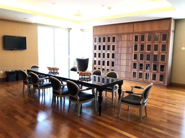 1060 Brickell Ave Unit 801, Miami, FL 33131 - dining room with wood finished floors and baseboards