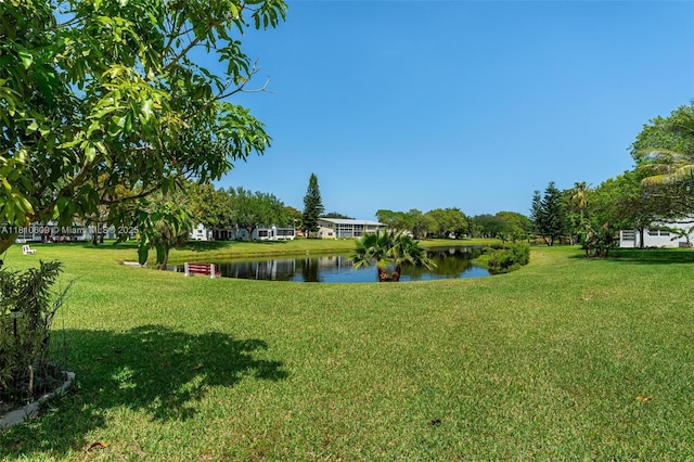 284 Prescott N Unit 284, Deerfield Beach, FL 33442 - view of green lawn featuring a water view