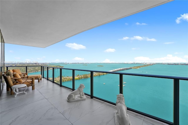 3131 NE 7th Ave Unit 3106, Miami, FL 33137 - balcony featuring a water view