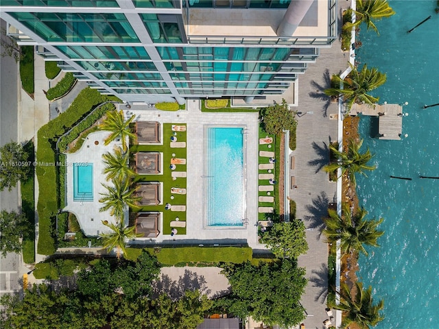 3131 NE 7th Ave Unit 3106, Miami, FL 33137 - aerial view of a pool area