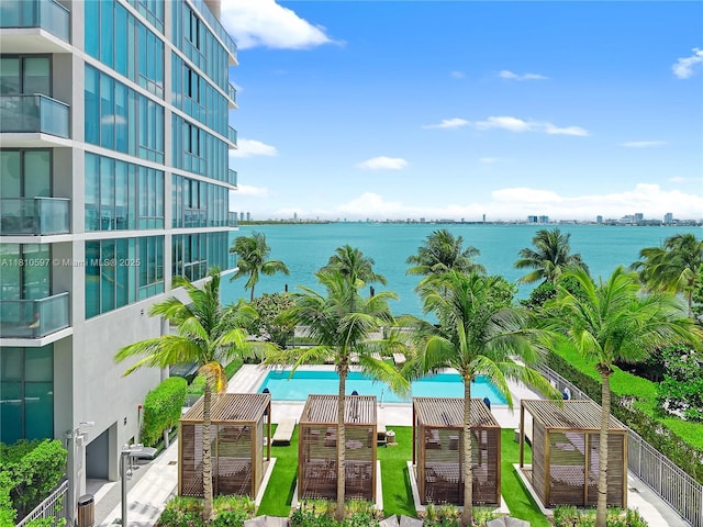 3131 NE 7th Ave Unit 3106, Miami, FL 33137 - community pool with a water view