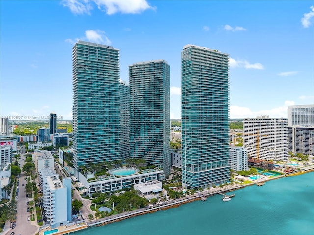 3131 NE 7th Ave Unit 3106, Miami, FL 33137 - view of city skyline with a large body of water