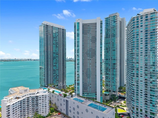 3131 NE 7th Ave Unit 3106, Miami, FL 33137 - view of building exterior featuring a water view and a view of city