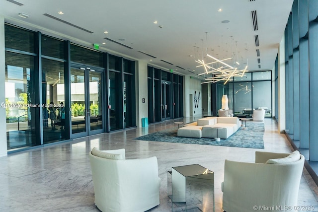 3131 NE 7th Ave Unit 3106, Miami, FL 33137 - common area with expansive windows