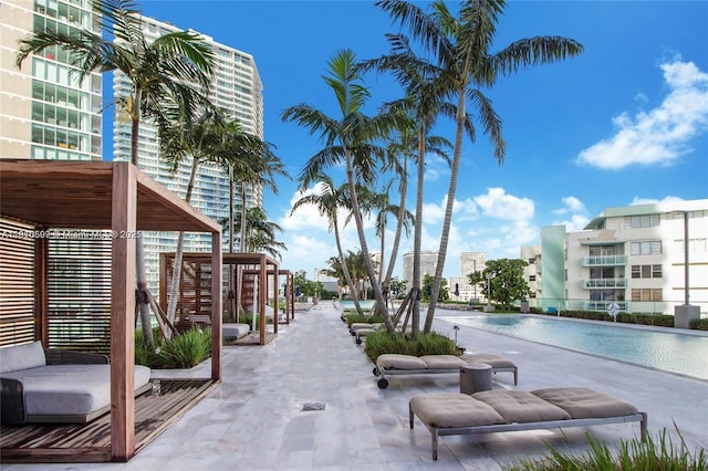3131 NE 7th Ave Unit 3106, Miami, FL 33137 - community pool featuring a patio