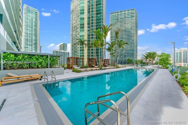 3131 NE 7th Ave Unit 3106, Miami, FL 33137 - community pool with a view of city and a patio