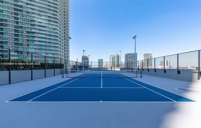3131 NE 7th Ave Unit 3106, Miami, FL 33137 - view of tennis court with a city view