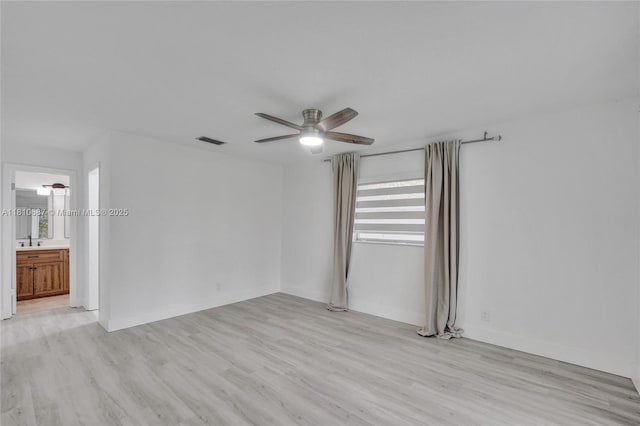 7204 NW 76th Dr, Tamarac, FL 33321 - unfurnished room featuring light wood-type flooring and a ceiling fan