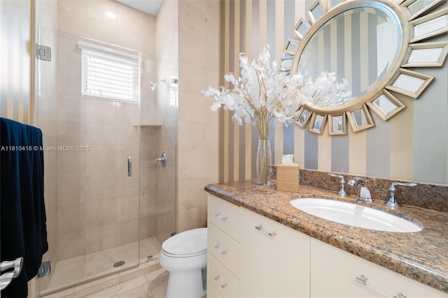 275 189th Ter, Sunny Isles Beach, FL 33160 - full bathroom with a shower stall, vanity, and toilet