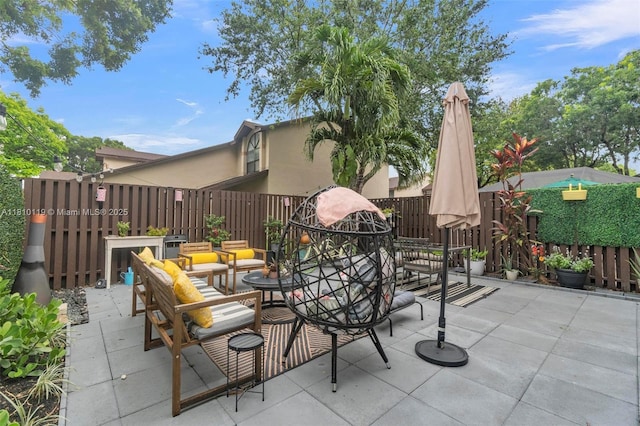13731 SW 103rd Ter, Miami, FL 33186 - fenced backyard with a patio and outdoor dining area