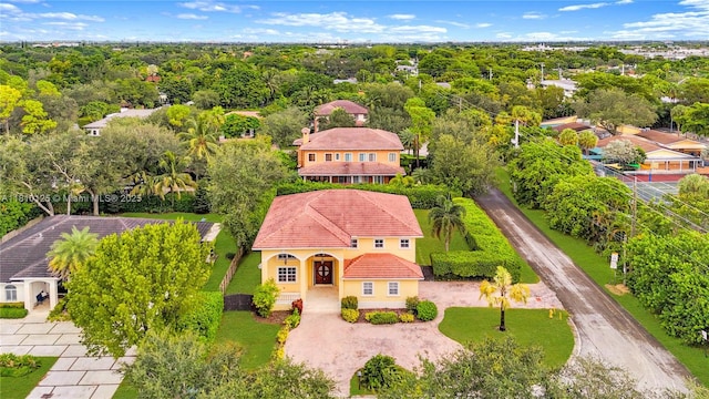 10733 SW 97th Ter, Miami, FL 33176 - aerial view of property and surrounding area
