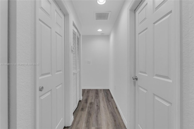 1901 SW 60th Ter, North Lauderdale, FL 33068 - hall with wood finished floors, recessed lighting, and baseboards