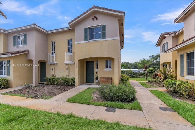 1901 SW 60th Ter, North Lauderdale, FL 33068 - view of property with stucco siding and a tile roof