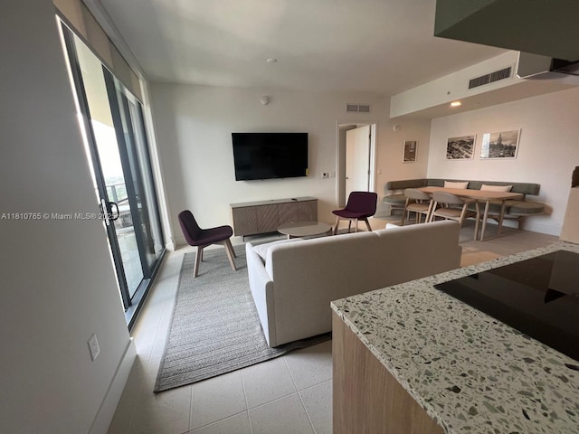 601 NE 1st Ave Unit 3205, Miami, FL 33132 - view of living room