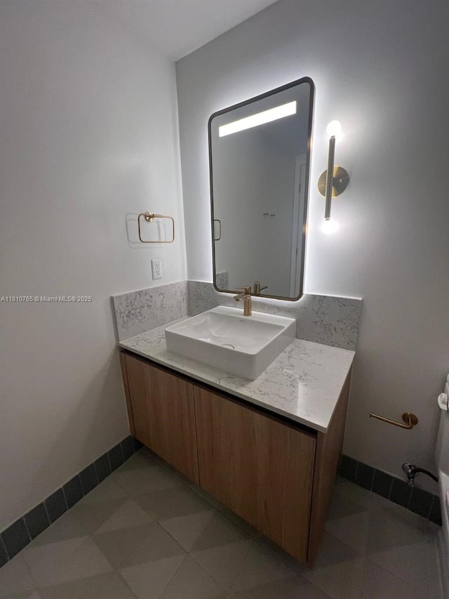 601 NE 1st Ave Unit 3205, Miami, FL 33132 - bathroom featuring vanity and baseboards