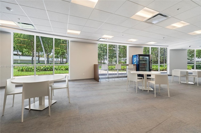 500 Three Islands Blvd Unit 1112, Hallandale Beach, FL 33009 - dining space with carpet flooring