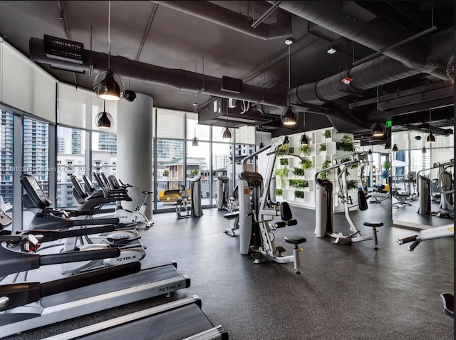 45 SW 9th St Unit 2105, Miami, FL 33130 - view of exercise room