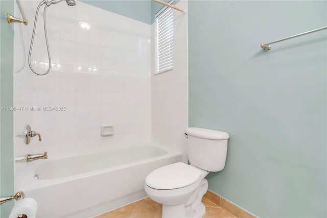 4506 SW 186th Way, Miramar, FL 33029 - bathroom with tile patterned flooring, toilet, and  shower combination