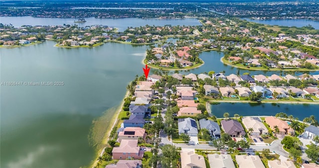 4506 SW 186th Way, Miramar, FL 33029 - aerial view of residential area with a large body of water