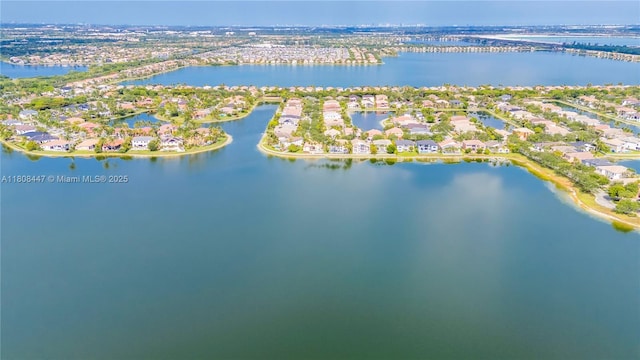 4506 SW 186th Way, Miramar, FL 33029 - aerial view of residential area featuring a large body of water