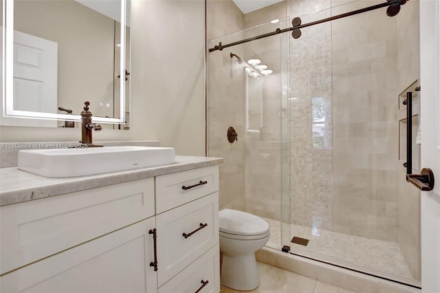15122 SW 34th St, Davie, FL 33331 - full bath featuring a shower stall, toilet, and vanity