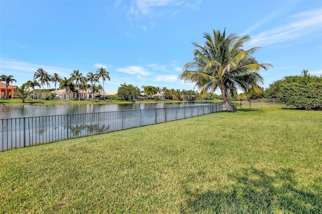 15122 SW 34th St, Davie, FL 33331 - water view with a fenced backyard