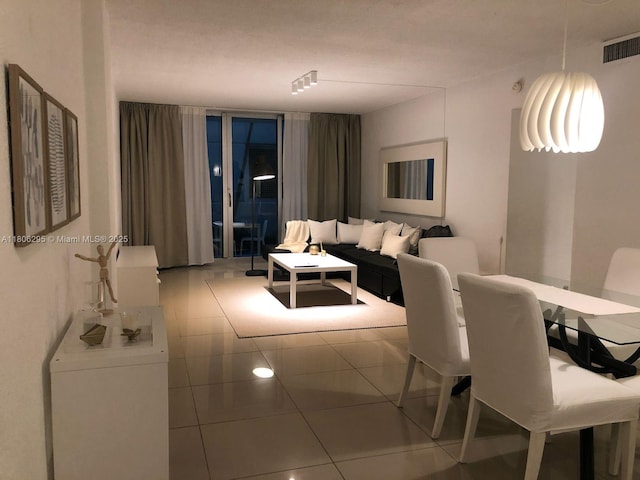 3901 S Ocean Dr Unit 1B, Hollywood, FL 33019 - living area featuring tile patterned flooring