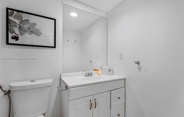 3901 S Ocean Dr Unit 1B, Hollywood, FL 33019 - half bath with vanity and toilet