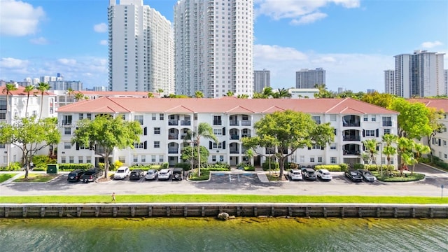 3245 NE 184th St Unit 13402, Aventura, FL 33160 - drone / aerial view of a large body of water and city skyline