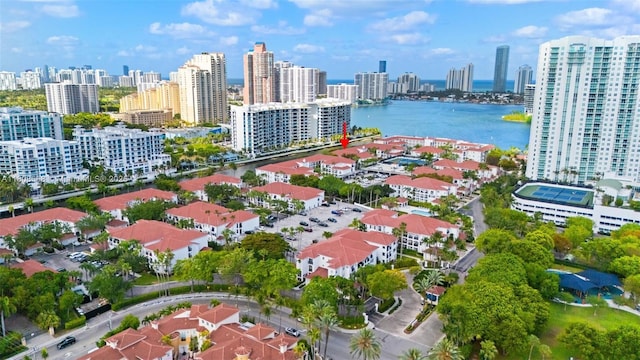 3245 NE 184th St Unit 13402, Aventura, FL 33160 - drone / aerial view of a nearby body of water and city skyline