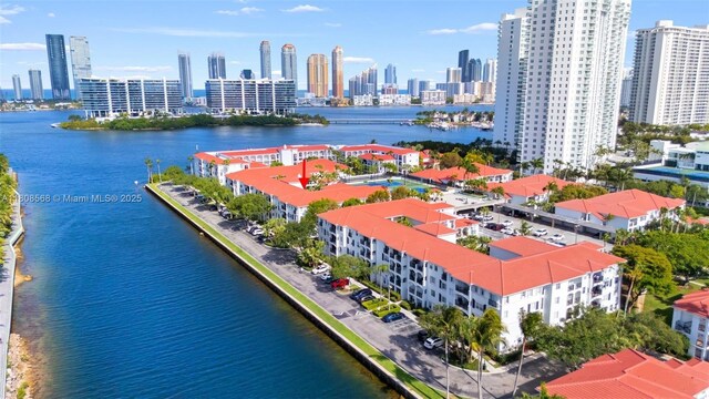 3245 NE 184th St Unit 13402, Aventura, FL 33160 - drone / aerial view of city skyline and a large body of water