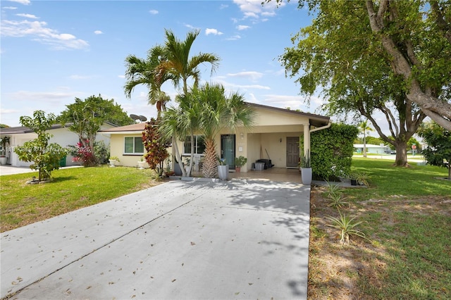 5723 NW 69th Ave, Tamarac, FL 33321 - view of front of house featuring stucco siding and a front lawn