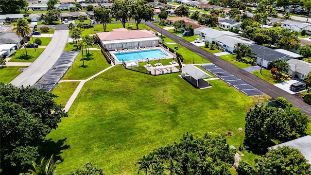 5723 NW 69th Ave, Tamarac, FL 33321 - aerial view of residential area featuring a pool