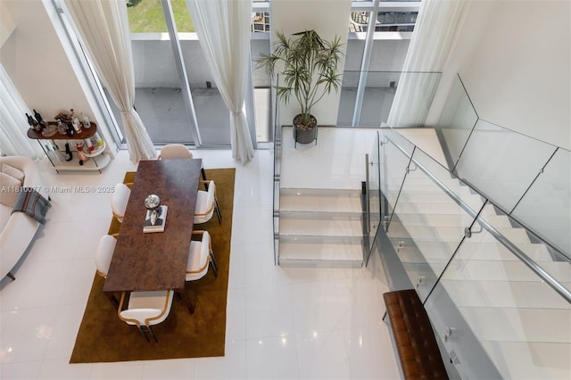 3301 NE 1st Ave Unit Ph7, Miami, FL 33137 - stairway with tile patterned floors