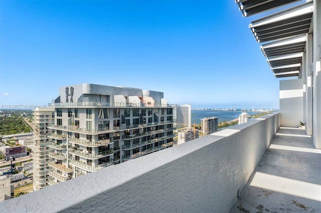 3301 NE 1st Ave Unit Ph7, Miami, FL 33137 - balcony featuring a water view and a view of city