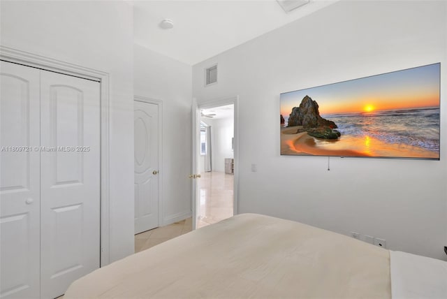 4610 SW 178th Ave, Southwest Ranches, FL 33331 - bedroom with light tile patterned floors and a closet