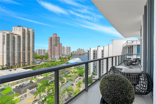 3250 NE 188th St Unit Uph08, Aventura, FL 33180 - balcony featuring a view of city and a water view