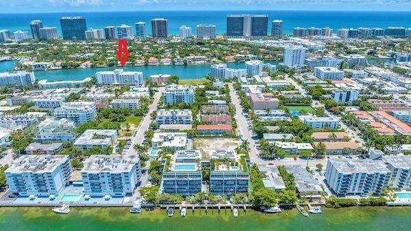 10101 E Bay Harbor Dr Unit 401, Bay Harbor Islands, FL 33154 - view of urban area with a nearby body of water