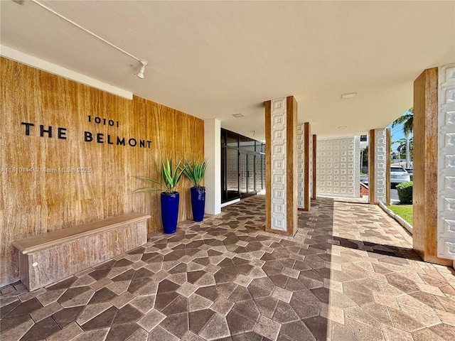 10101 E Bay Harbor Dr Unit 401, Bay Harbor Islands, FL 33154 - view of patio / terrace featuring mail area