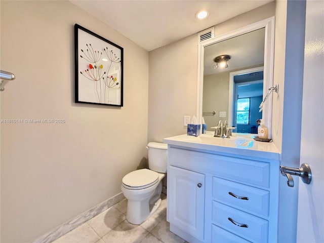 10101 E Bay Harbor Dr Unit 401, Bay Harbor Islands, FL 33154 - bathroom featuring vanity and tile patterned flooring