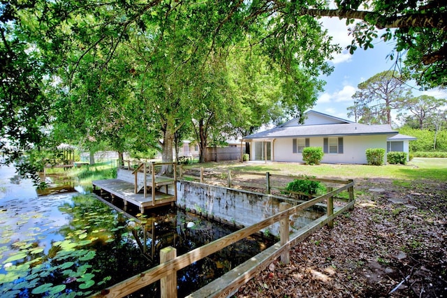 100 Honeysuckle Ln, Lake Placid, FL 33852 - dock area featuring a water view