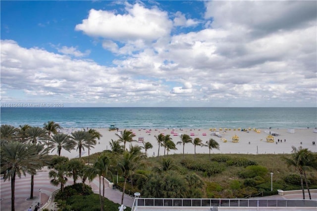 100 Lincoln Rd Unit 647, Miami Beach, FL 33139 - water view with local beach