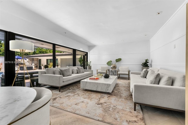 4250 Bay Point Rd, Miami, FL 33137 - living room featuring healthy amount of natural light