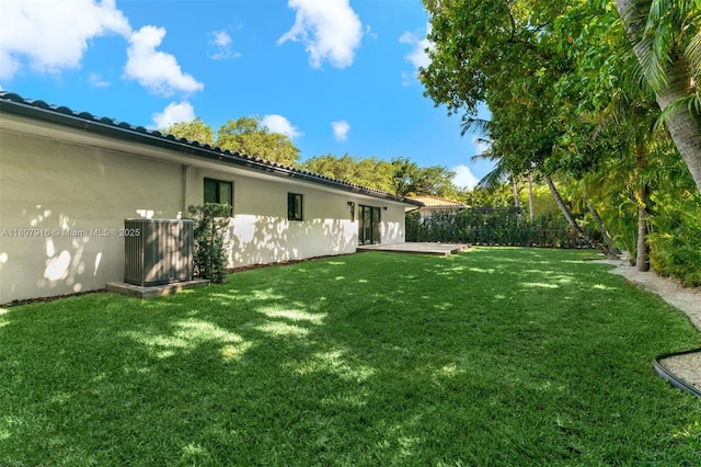 4250 Bay Point Rd, Miami, FL 33137 - view of yard with central air condition unit